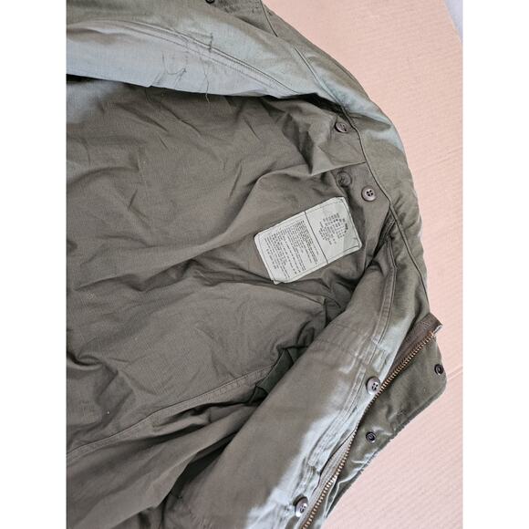 Vintage Field Jacket Size Small Regular Cold Weather US Army OG-107 60s 70s - Picture 9 of 16